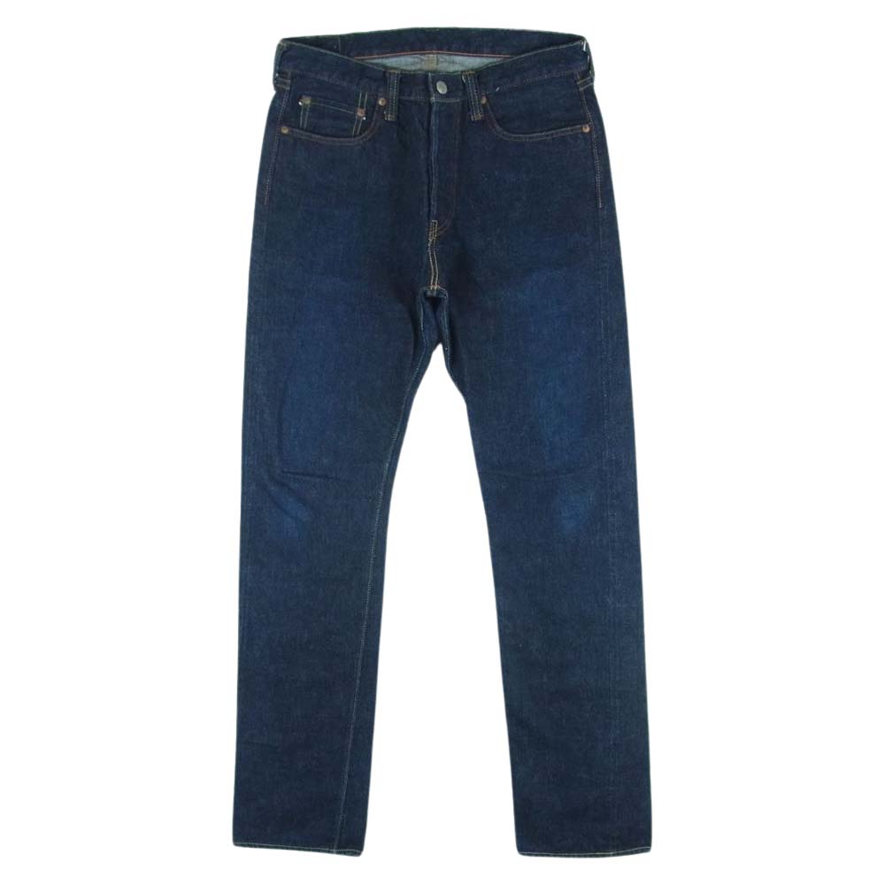 FULLCOUNT フルカウント Lot 1101 ストレート デニム パンツ ジーンズ コットン 日本製 インディゴブルー系 W30 L34【中古】