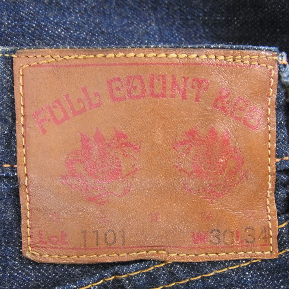 フルカウント Lot 1101 ストレート デニム パンツ ジーンズ インディゴブルー系 30【中古】