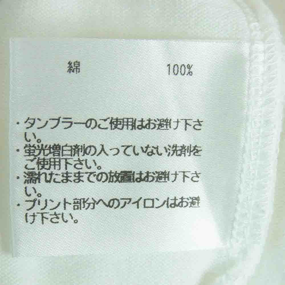 LOOPWHEELER ループウィラー クルーネック ポケット付き 長袖 Tシャツ コットン 日本製 ホワイト系 M【中古】