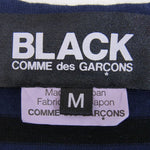BLACK COMME des GARCONS ブラックコムデギャルソン AD2011 1I-T210 クルーネック ボーダー 長袖 Tシャツ ロンT カットソー ダークネイビー系 M【中古】