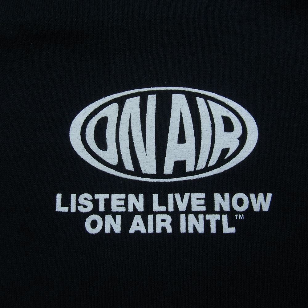 オンエアー KYNE キネ バックオーバルプリント 長袖 Tシャツ ロンT カットソー  ブラック系 L【中古】