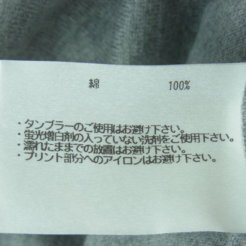 LOOPWHEELER ループウィラー BEAMS ビームス別注 クルーネック ポケット付き 長袖 Tシャツ コットン 日本製 グレー系 L【中古】