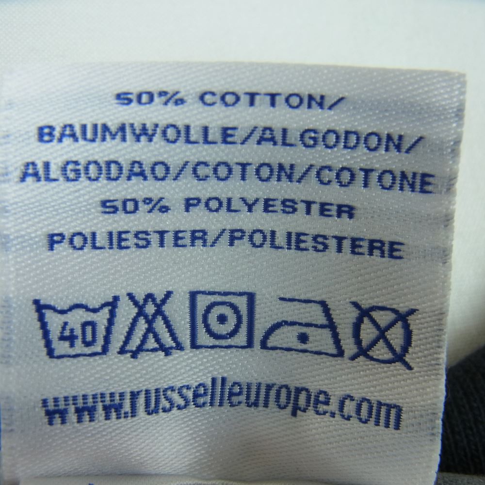 COMME des GARCONS コムデギャルソン AD2014 IK-T007 GOOD DESIGN SHOP グッドデザインショップ別注 ラッセルアスレチック EEHS CDGロゴプリント クルーネック スウェット トレーナー ブラック系 M【中古】