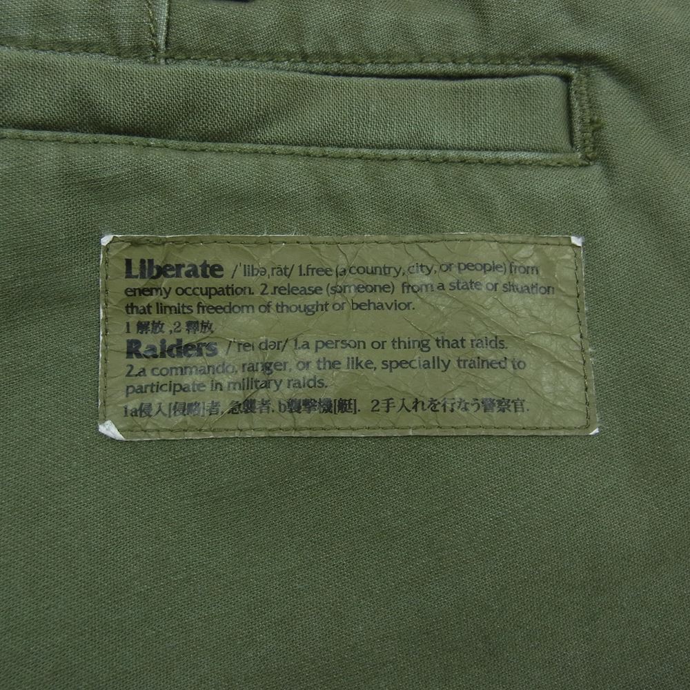 リベレイダース 757012001 6 POCKET ARMY PANTS ミリタリー カーゴ パンツ カーキ系 L【中古】