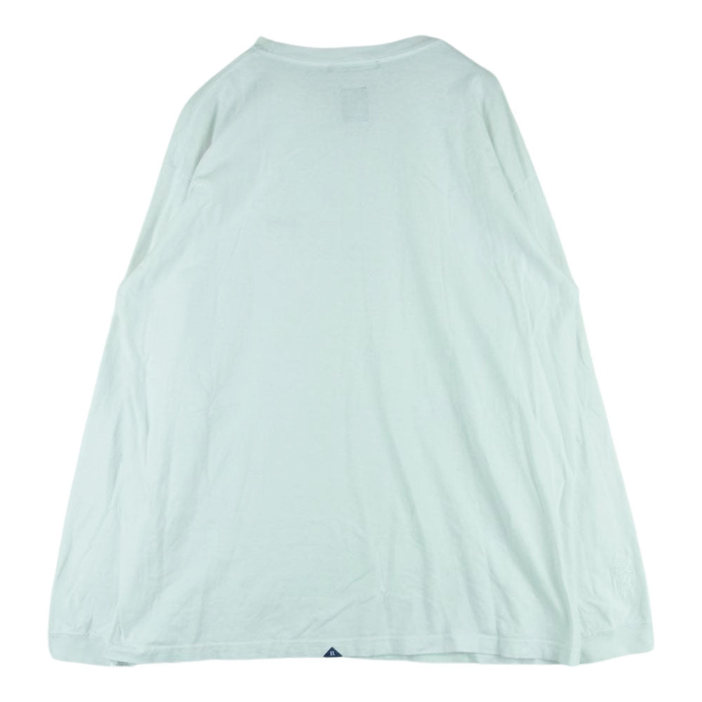 Ron Herman ロンハーマン RHC Liberaiders リベレイダース ロゴ 長袖 Tシャツ コットン 中国製 ホワイト系 XL【中古】