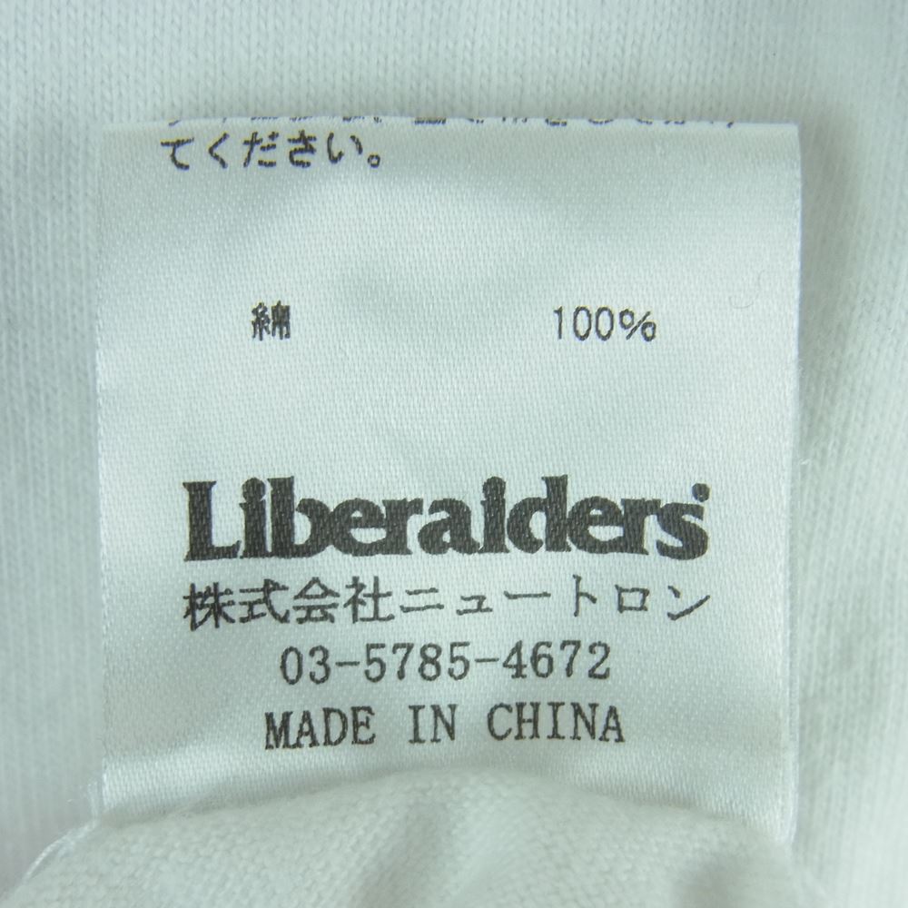 Ron Herman ロンハーマン RHC Liberaiders リベレイダース ロゴ 長袖 Tシャツ コットン 中国製 ホワイト系 XL【中古】