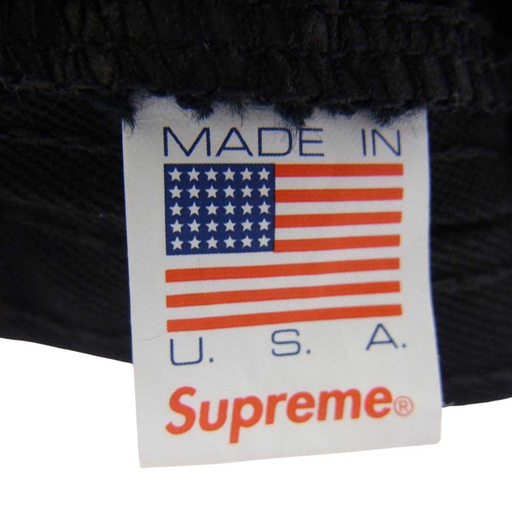Supreme シュプリーム 18SS Corduroy Box Logo Camp Cap ボックスロゴ コーデュロイ キャップ ブラック系【中古】