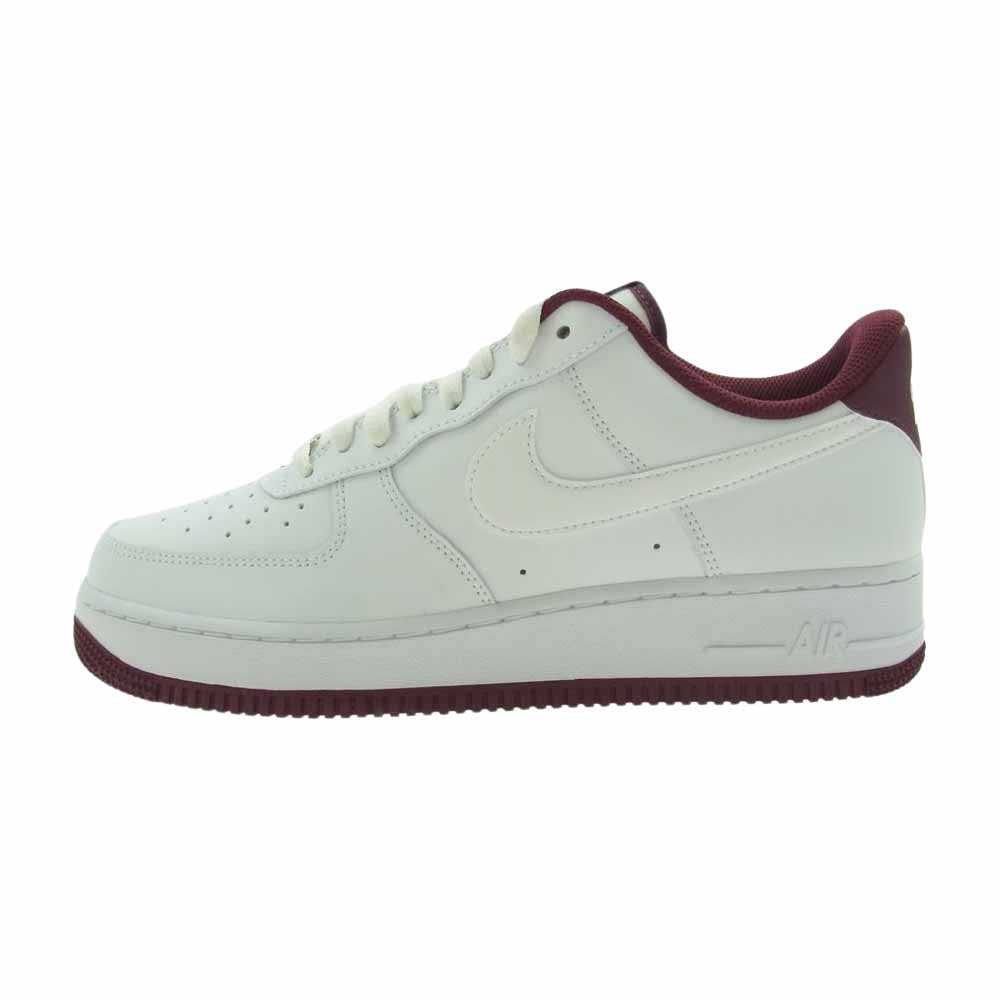 NIKE ナイキ DH7561-106 Air Force 1 Low 07 White Dark Beetroot エアフォース1 ロー 07 ホワイト ダーク ビートルート スニーカー ホワイト系 27.5cm【極上美品】【中古】