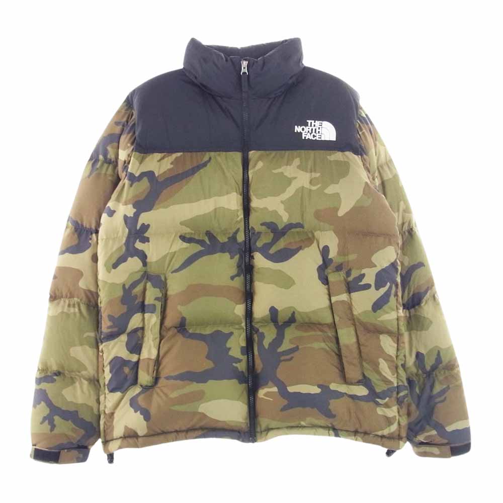 THE NORTH FACE ノースフェイス ND91842 Novelty Nuptse Jacket ノベルティー ヌプシ ジャケット カーキ系 ブラック系 XXL【中古】