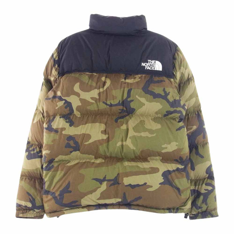 THE NORTH FACE ノースフェイス ND91842 Novelty Nuptse Jacket ノベルティー ヌプシ ジャケット カーキ系 ブラック系 XXL【中古】