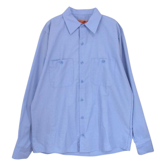 ティーアール サスペンション RED KAP ワークシャツ ライトブルー系 M【中古】