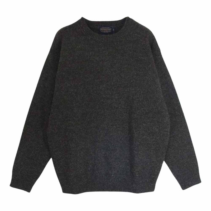 PENDLETON ペンドルトン Shetland Wool Sweater シェトランド ウール セーター ブラウン系 M【中古】