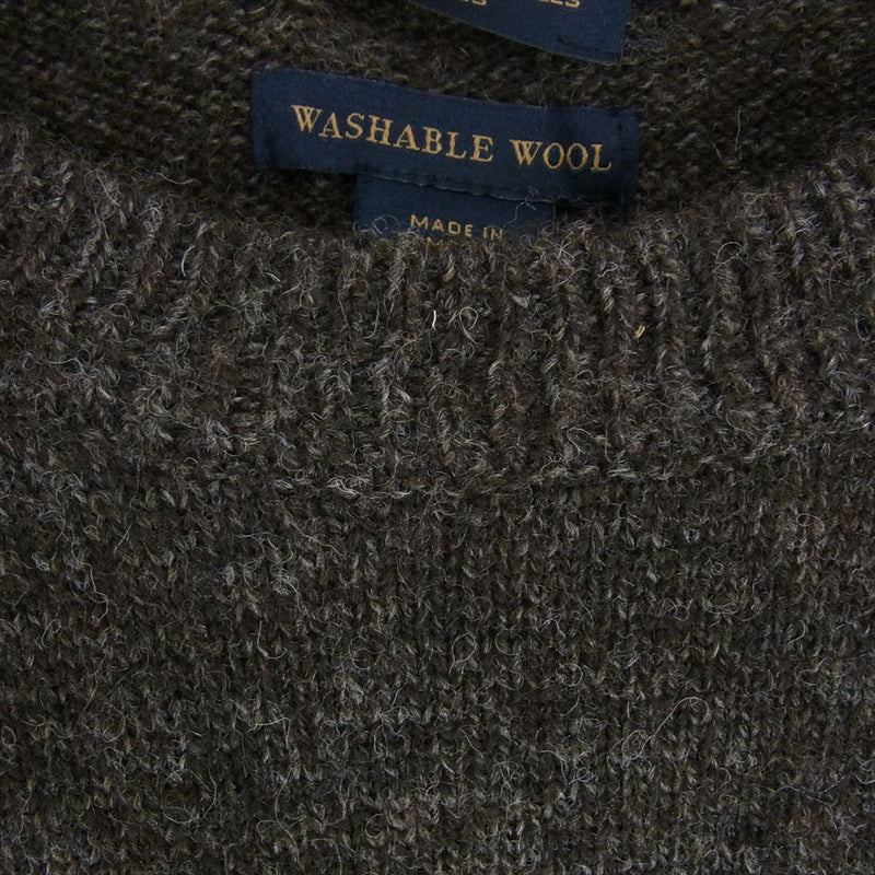 PENDLETON ペンドルトン Shetland Wool Sweater シェトランド ウール セーター ブラウン系 M【中古】