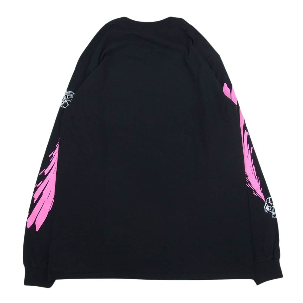 ザツオン ZATUON DRAGONBALL offshore ザツオン ドラゴンボール ブルマ 亀仙人 プリント 長袖 Tシャツ ブラック系 M【中古】