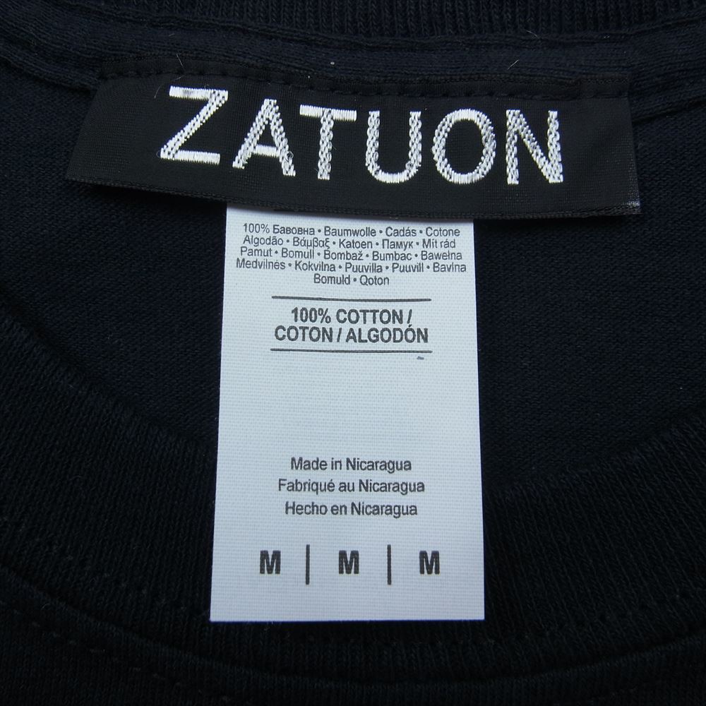 ザツオン ZATUON DRAGONBALL offshore ザツオン ドラゴンボール ブルマ 亀仙人 プリント 長袖 Tシャツ ブラック系 M【中古】