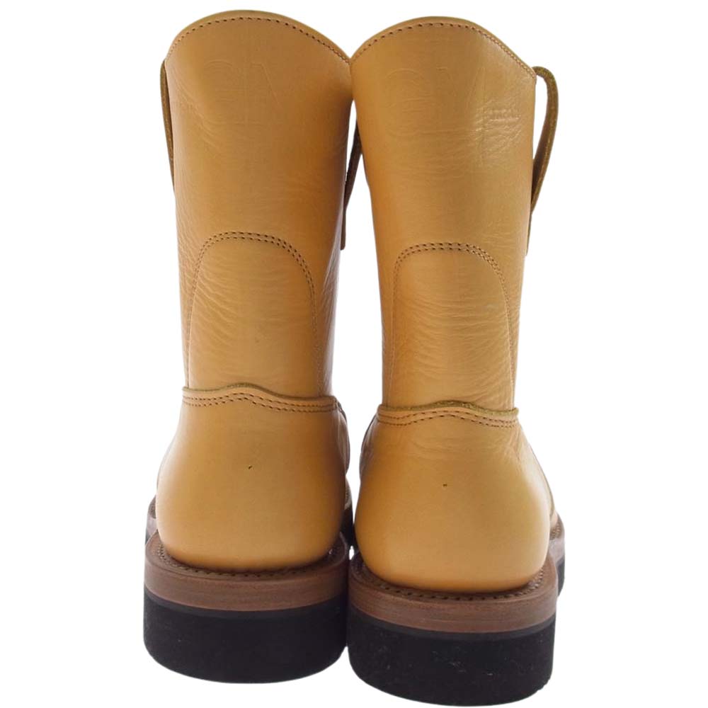 MADE IN GM JAPAN メイドインジーエムジャパン TIGER タイガー ペコス ブーツ イエロー系 8.5【中古】