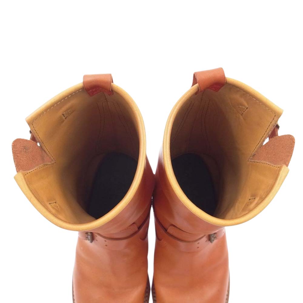 MADE IN GM JAPAN メイドインジーエムジャパン ORANGE オレンジ エンジニア ブーツ オレンジ系 8.5【中古】