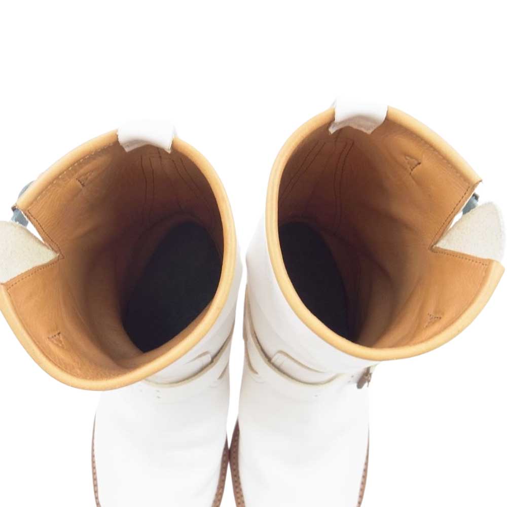 MADE IN GM JAPAN メイドインジーエムジャパン WITH MILK ウィズミルク エンジニア ブーツ ホワイト系 8.5【中古】