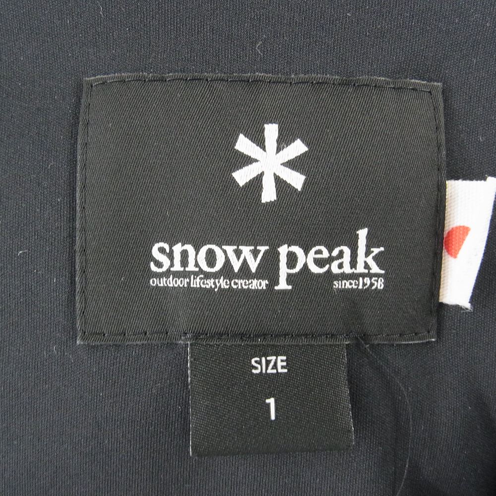 snowpeak スノーピーク SW-17AU007 Insilated Hoodie フレキシブル インサレーション ジップ アップ パーカー ジャケット ダークネイビー系 1【中古】