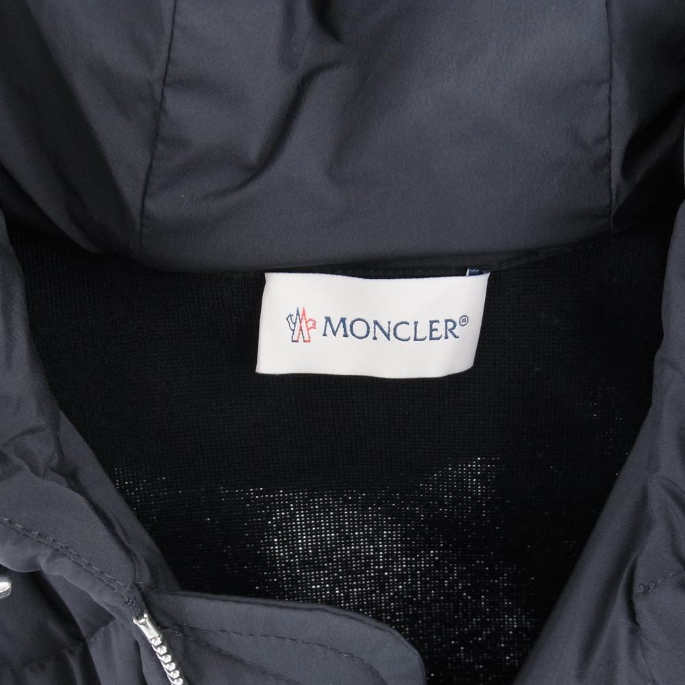 MONCLER モンクレール CARDIGAN TRICOT カーディガン トリコット ダウン ジャケット ネイビー系 M【美品】【中古】
