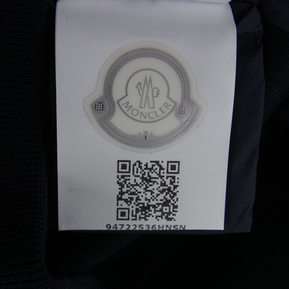 MONCLER モンクレール CARDIGAN TRICOT カーディガン トリコット ダウン ジャケット ネイビー系 M【美品】【中古】