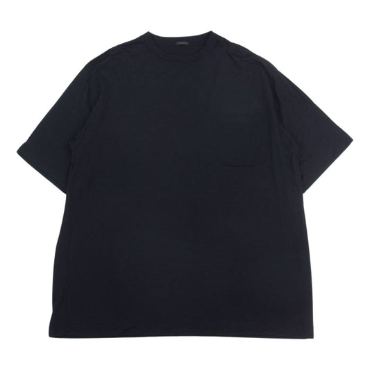 COMOLI コモリ 22SS V01-05007 ウール 天竺 Tシャツ NAVY ネイビー系 3【中古】