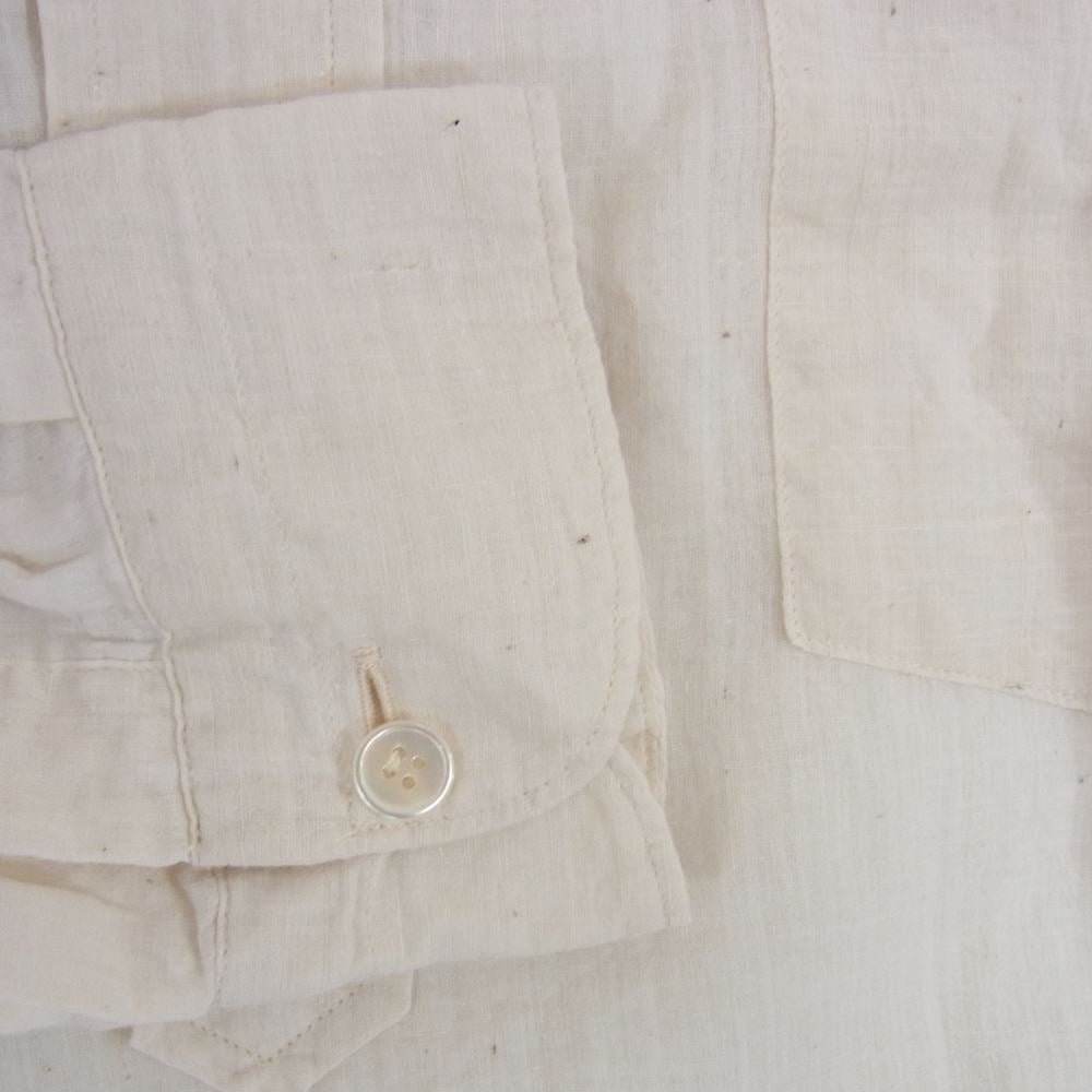 COMOLI コモリ 23SS X01-02011 モスリン プルオーバー シャツ ベージュ系 2【中古】