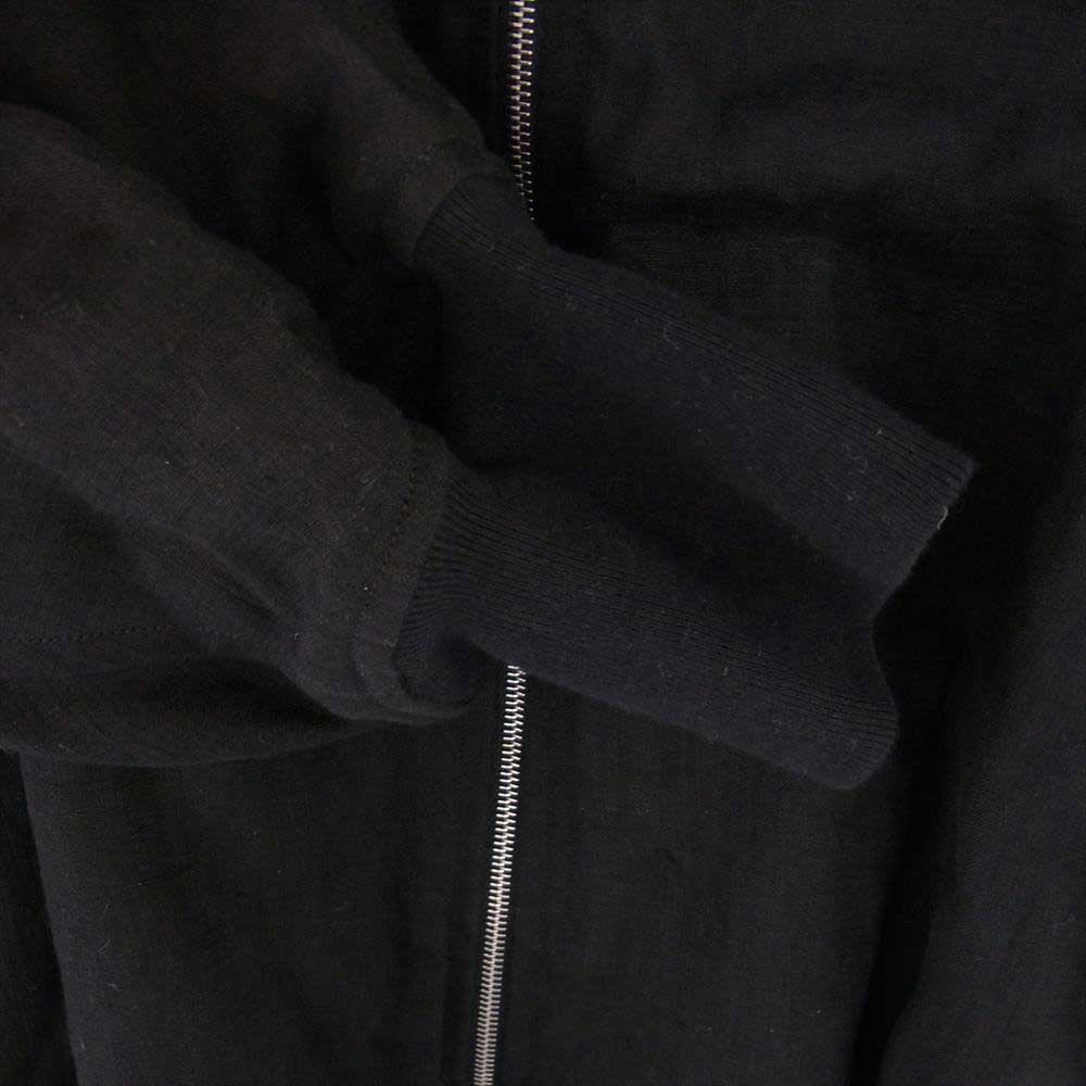 COMOLI コモリ 23SS X01-01023 リネンWクロス ジップブルゾン BLACK ブラック サイズ2 ブラック系 2【新古品】【未使用】【中古】