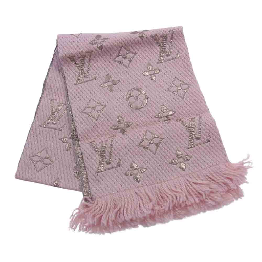 LOUIS VUITTON ルイ・ヴィトン LV エシャルプ・ロゴマニア マフラー ピンク系【中古】