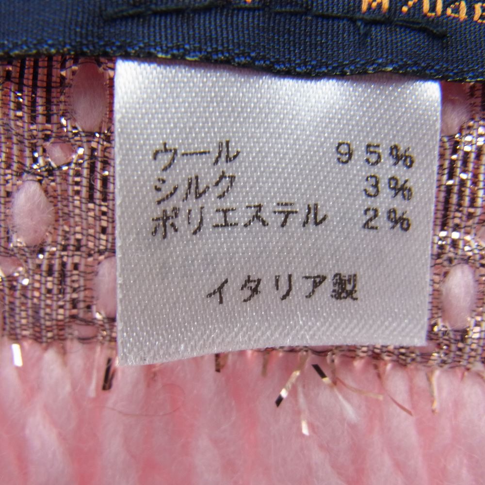 LOUIS VUITTON ルイ・ヴィトン LV エシャルプ・ロゴマニア マフラー ピンク系【中古】