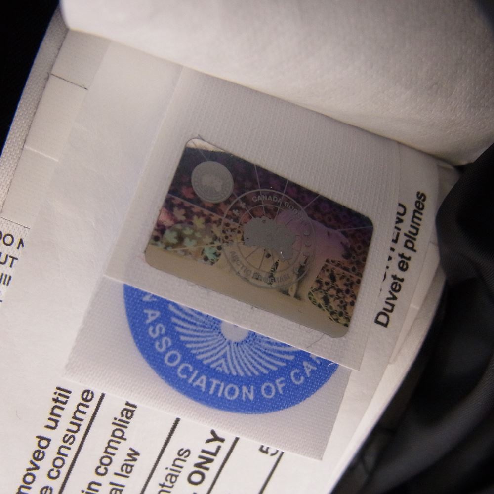 CANADA GOOSE カナダグース 3035LA サザビータグ MYSTIQUE PARKA FUSION FIT ミスティーク パーカ フュージョン フィット ロング ダウン コート ジャケット ブラック系 S【中古】