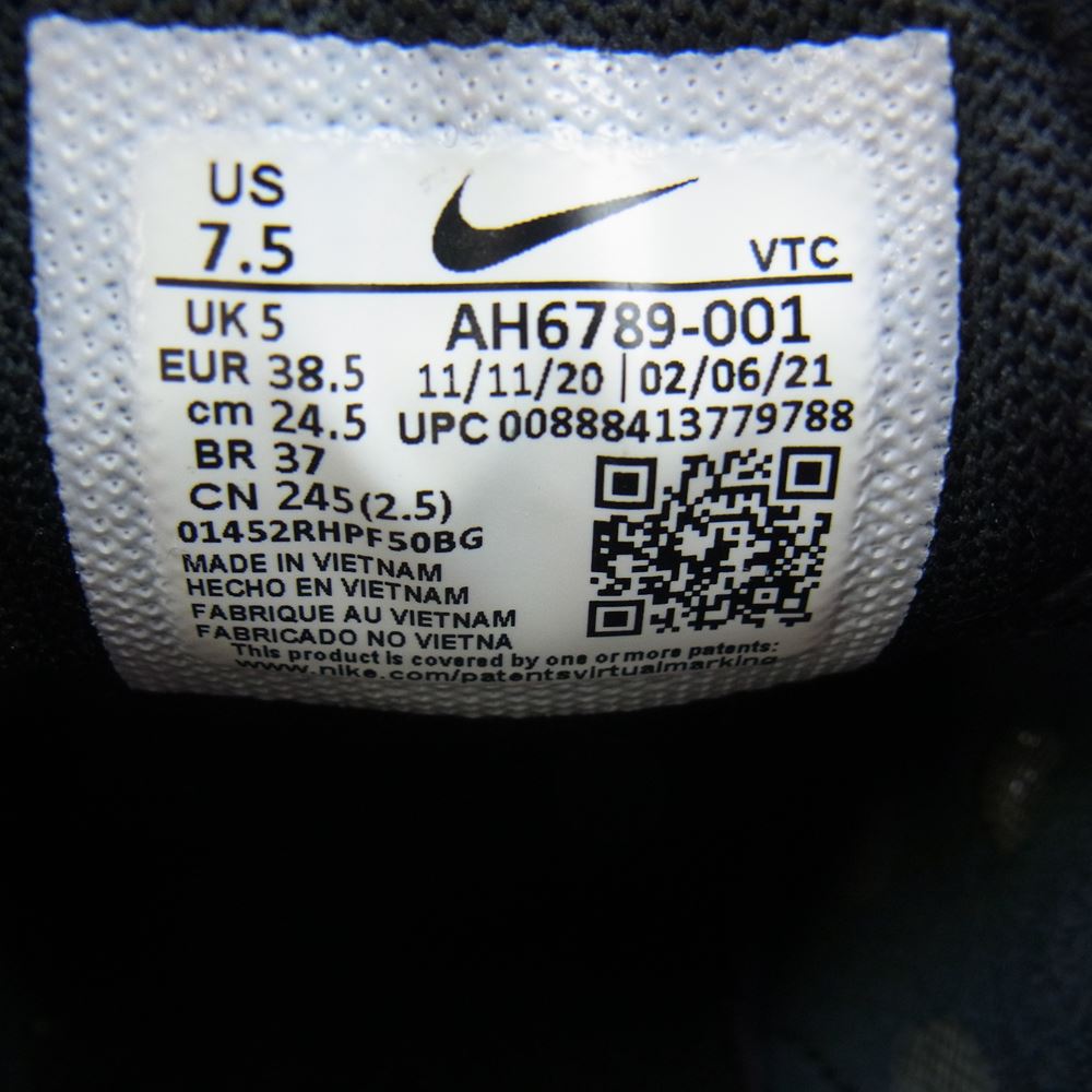 NIKE ナイキ AH6789-001 WMNS AIRMAX 270 ウィメンズ エアマックス スニーカー ブラック系 24.5cm【中古】