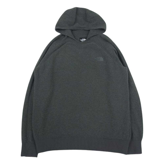 THE NORTH FACE ノースフェイス NT62295　 Comfortive Wool Hoodie コンフォーティブ ウール フーディ パーカー パイル地 カーキ系 M【中古】