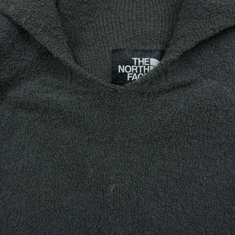 THE NORTH FACE ノースフェイス NT62295　 Comfortive Wool Hoodie コンフォーティブ ウール フーディ パーカー パイル地 カーキ系 M【中古】