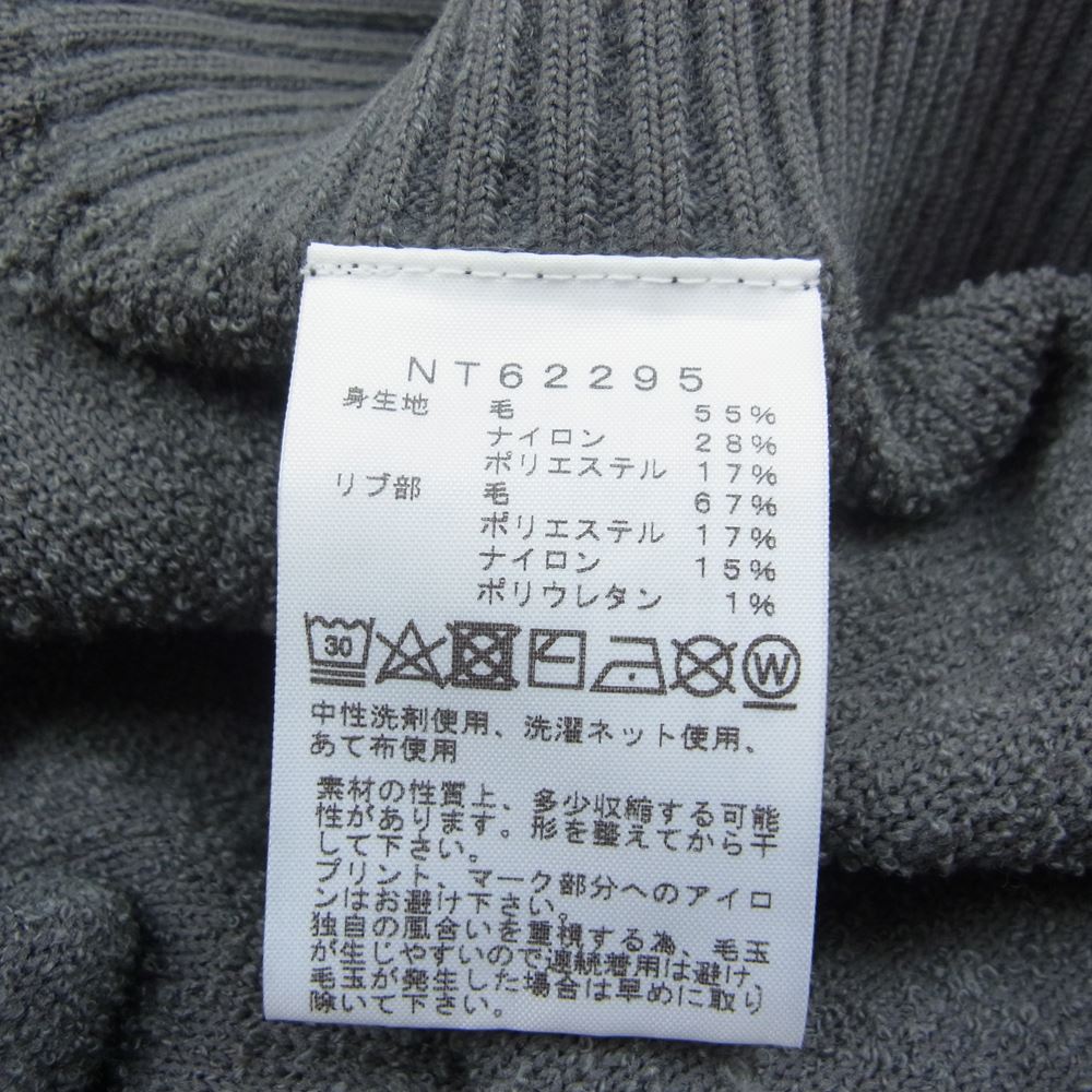 THE NORTH FACE ノースフェイス NT62295　 Comfortive Wool Hoodie コンフォーティブ ウール フーディ パーカー パイル地 カーキ系 M【中古】