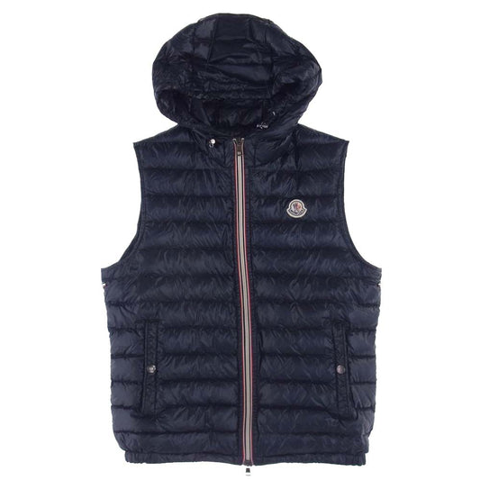 MONCLER モンクレール 17AW D10914332499 GIEN GILET ダウン ベスト ネイビー系 1【中古】