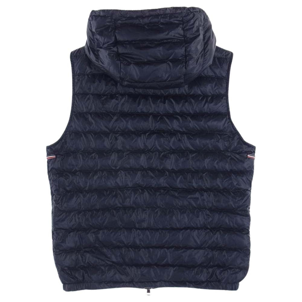 MONCLER モンクレール 17AW D10914332499 GIEN GILET ダウン ベスト ネイビー系 1【中古】