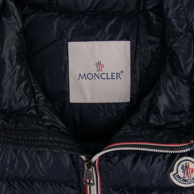 MONCLER モンクレール 17AW D10914332499 GIEN GILET ダウン ベスト ネイビー系 1【中古】