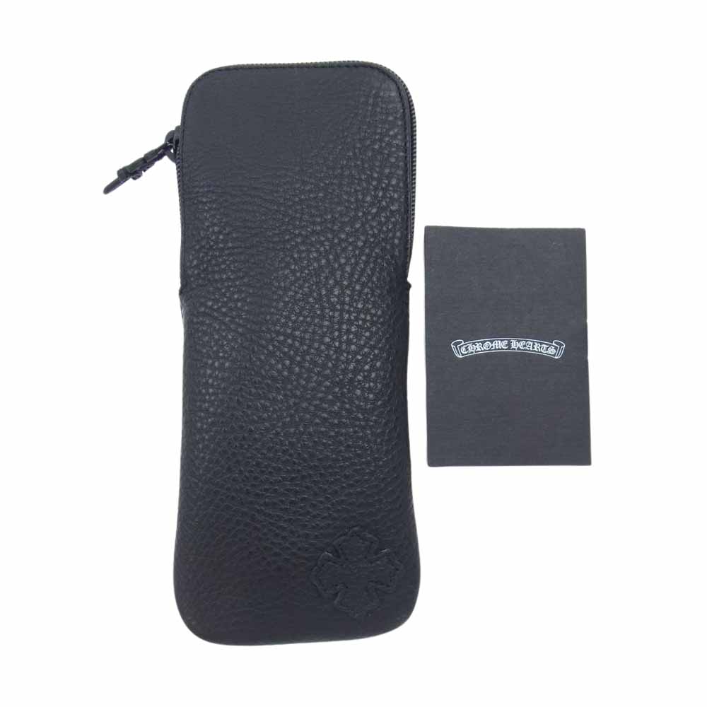 CHROME HEARTS クロムハーツ（原本無） 2023年銀座店購入時証明書付属 レシート付属 BUBBA-A AS-BK-P アイウェア 眼鏡 サングラス ブラック系 シルバー系【中古】