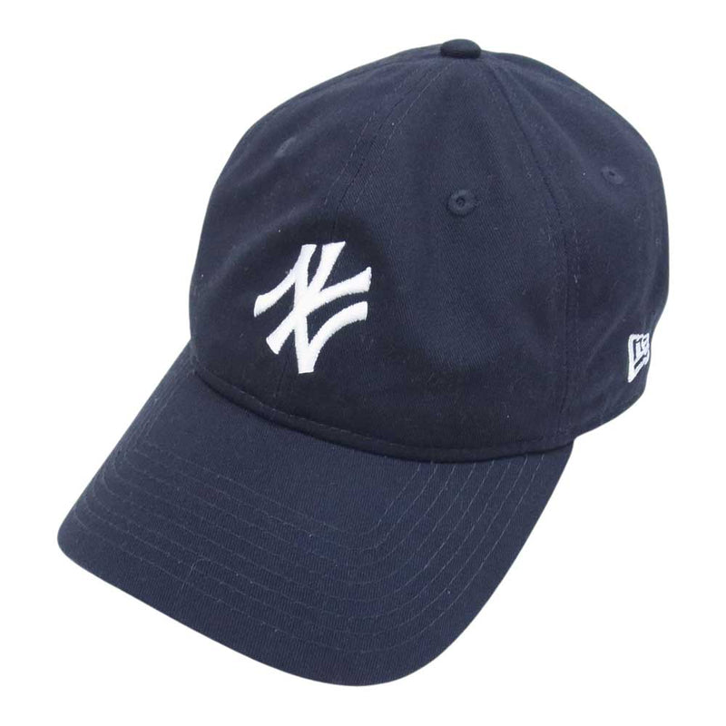 NEW ERA ニューエラ NY New York Yankees ニューヨークヤンキース ベースボール キャップ 帽子 ネイビー系【中古】