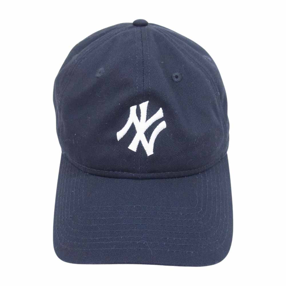 NEW ERA ニューエラ NY New York Yankees ニューヨークヤンキース ベースボール キャップ 帽子 ネイビー系【中古】
