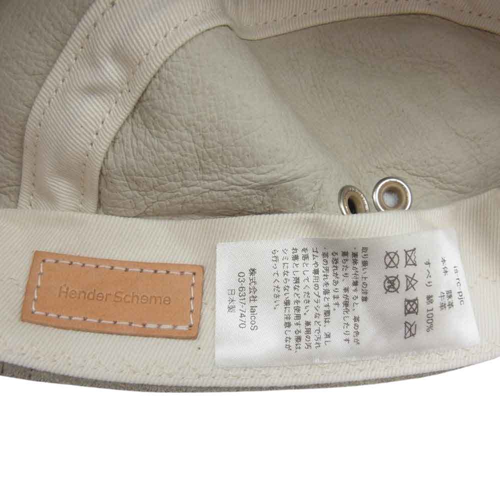 Hender Scheme エンダースキーマ is-rc-pjc pig jet cap ピッグ ジェット キャップ サンドベージュ F【美品】【中古】