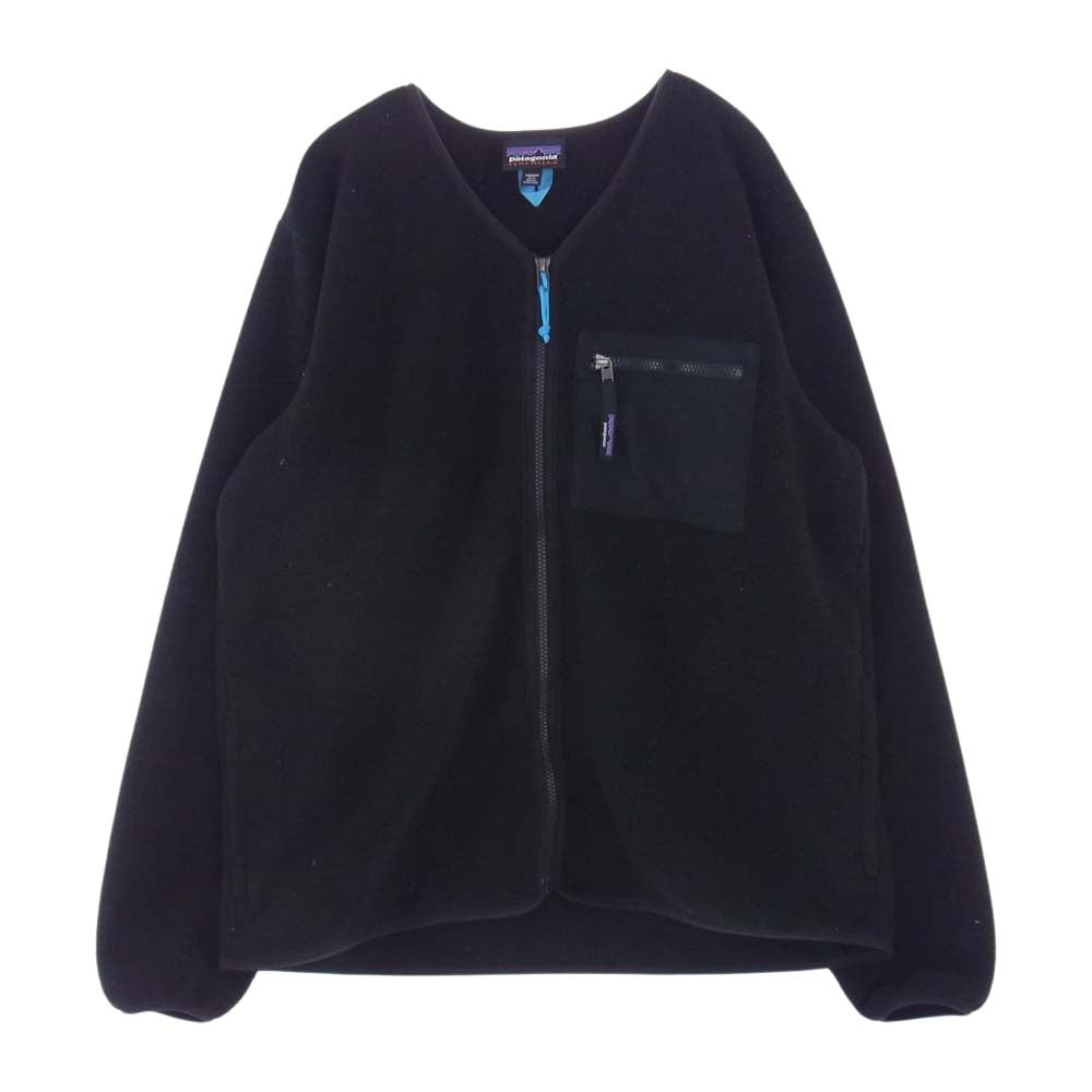 patagonia パタゴニア 22AW 22975FA22 Synch Cardigan シンチラ フリース カーディガン ジャケット ブラック系 L【中古】