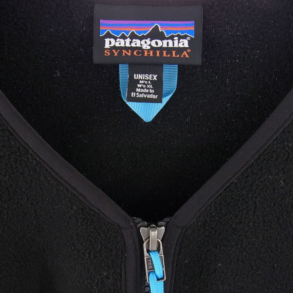 patagonia パタゴニア 22AW 22975FA22 Synch Cardigan シンチラ フリース カーディガン ジャケット ブラック系 L【中古】