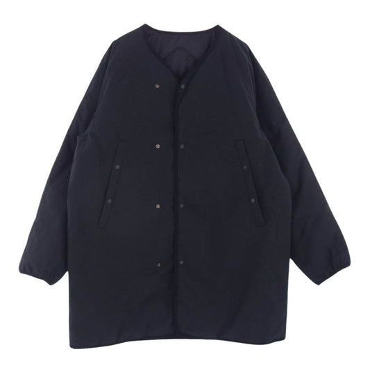 nanamica ナナミカ SUBF267 REVERSIBLE DOWN COAT ミリタリーライナー リバーシブル ダウンコート ブラック系 M【中古】