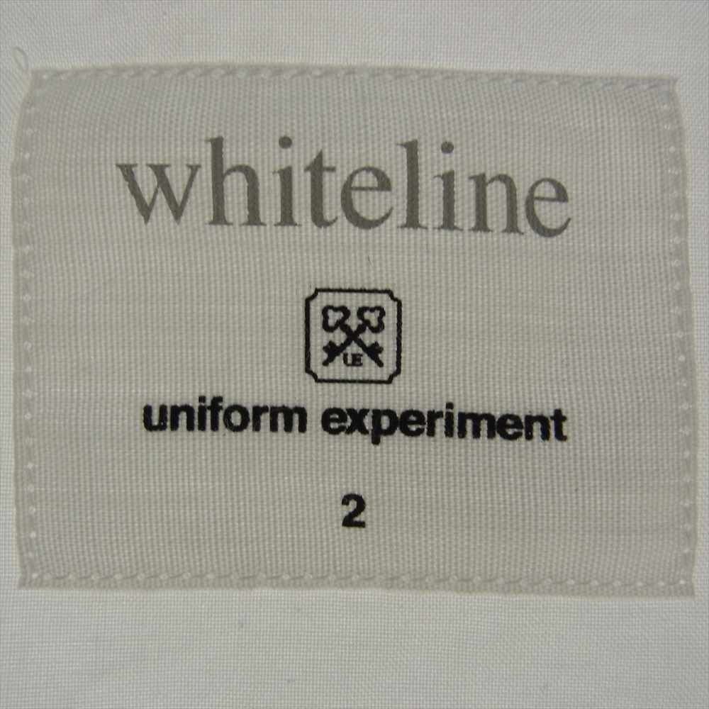 uniform experiment ユニフォームエクスペリメント UE-170006 WHITE LINE ホワイトライン 5 STAR APPLIQUE BD SHIRT スターアップリケ ボタンダウン 長袖シャツ ホワイト系 2【中古】