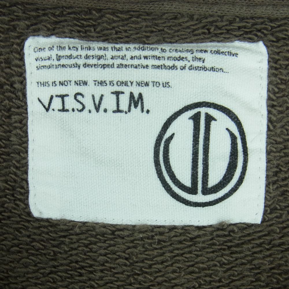 VISVIM ビズビム クルーネック スウェット コットン 日本製 グレー系 M【中古】