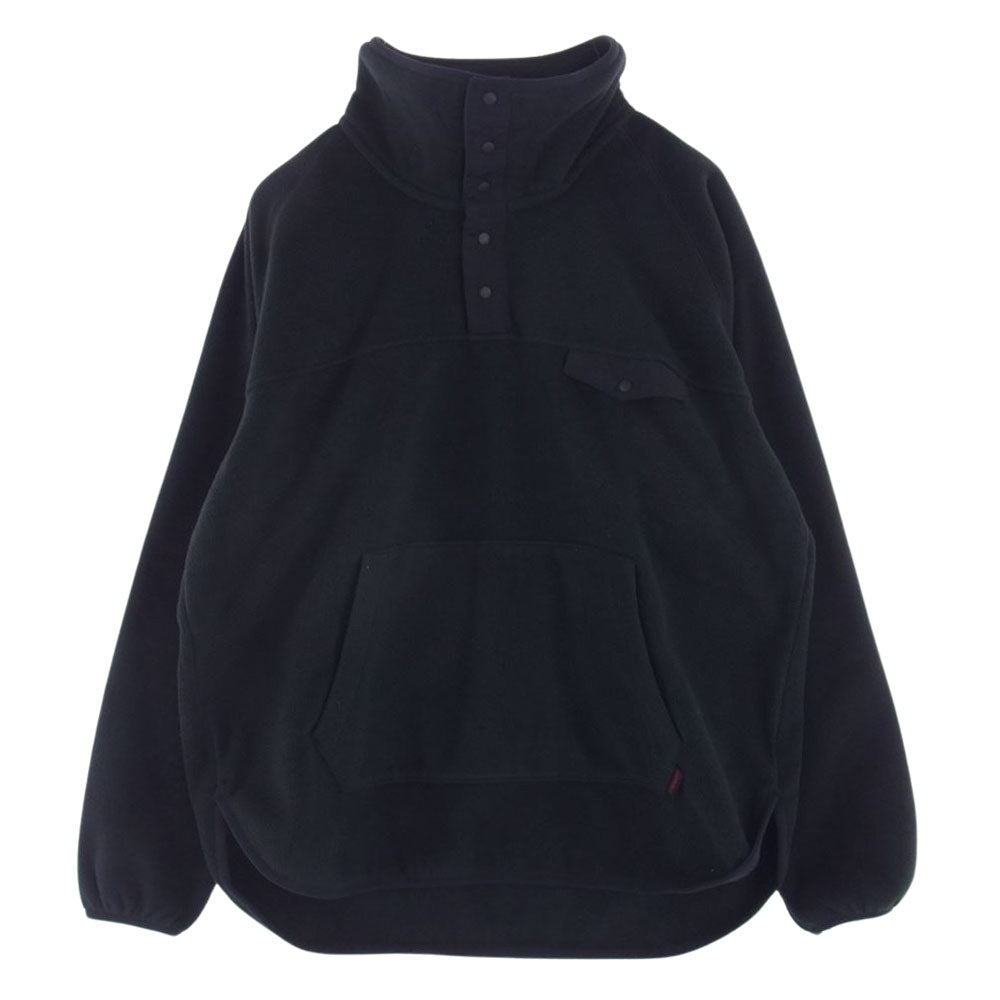 Gramicci グラミチ GUJ2-F1067 EKAL Fleece Snap Pullover フリース プルオーバー ジャケット ブラック系 ASIA M【中古】