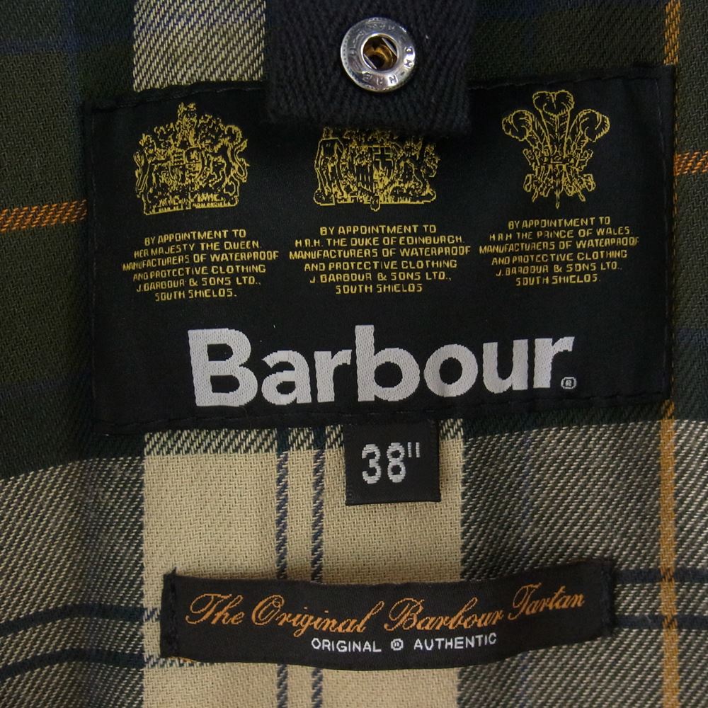 Barbour バブアー 1802259 BEDALE 2LAYER ビデイル レイヤー ジャケット カーキ系 38【中古】