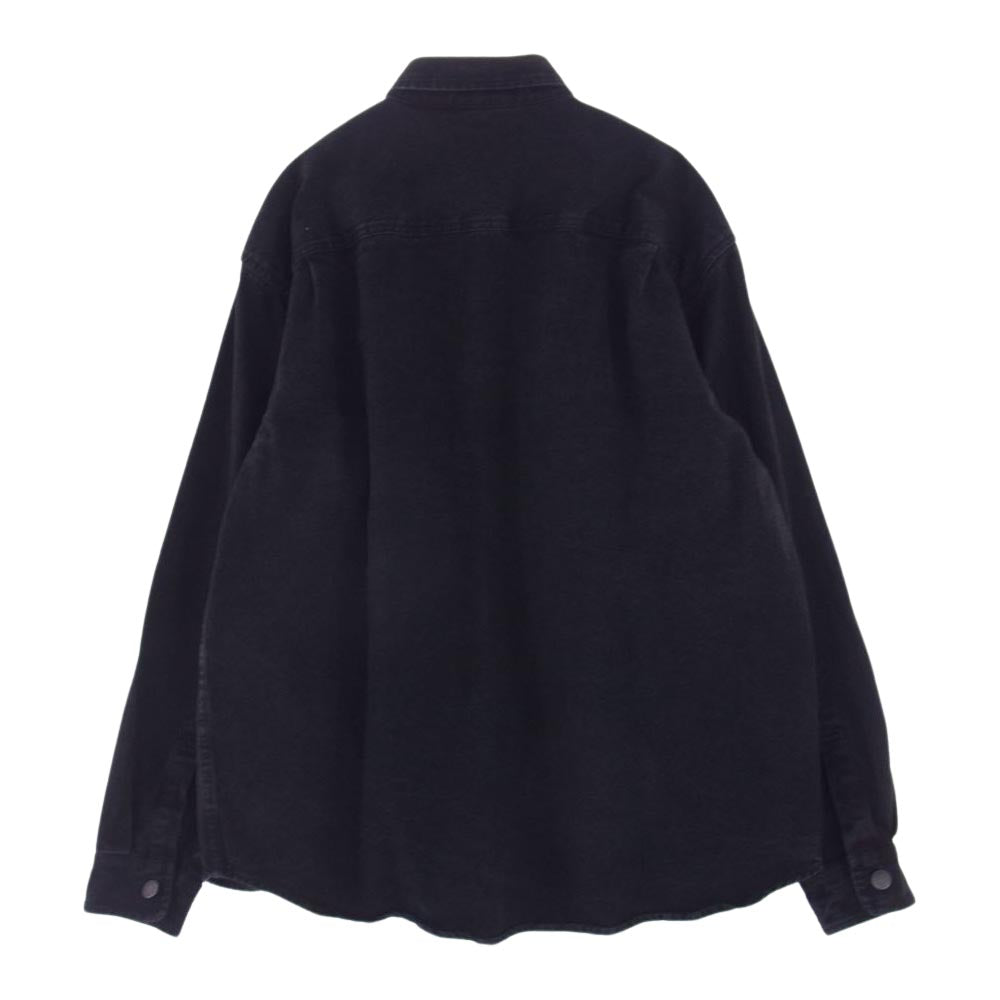 Supreme シュプリーム Denim Painter Shirt デニム ペインター 長袖 シャツ ブラック系 M【中古】